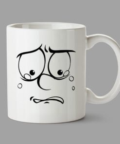 Personalised Mugs - Desperate face, cry