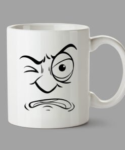 Personalised Mugs - Malicious face