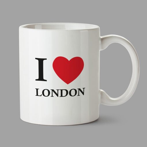 Personalised Mug - I love London mug, Personalised gifts, graphic design