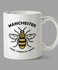 Personalised Mugs Manchester - Hope - Strength - Peace